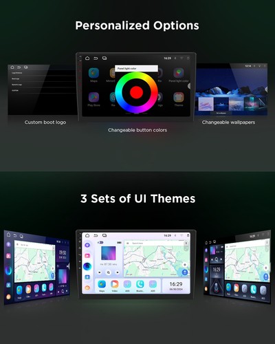 Android 13 2 Din 10.1" IPS Car Head Unit Stereo Radio GPS Bluetooth CarPlay WiFi - Picture 14 of 22