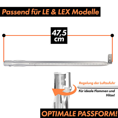 grillshop.at Napoleon Ersatzteil Brenner für LEX485,605,739,LE1,LE2,LE3 - GS014 - Bild 3 von 5