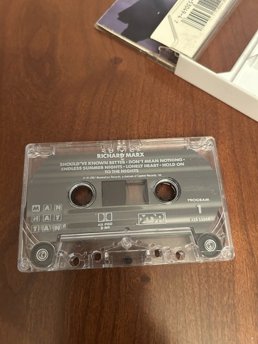 Richard Marx Self Titled 1987 Cassette Tape - Picture 3 of 6