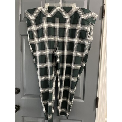 Torrid Pocket Pixie Skinny Studio Luxe Ponte Womens Pants Tartan Plaid Size 4