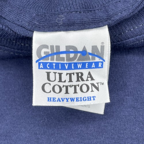 Gildan Gr. L Unisex Shirt Langarm Rundhals North Shore Hawaii Blau - Bild 8 von 9