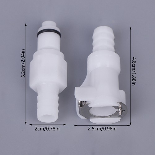3/8 POM Medical Panel Mount Female Quick Disconnect Coupling Hose CPC Connectors - Picture 15 of 15