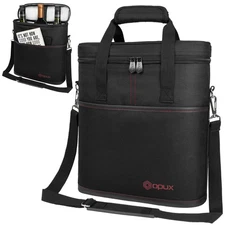 Wine Bag Carrier Tote Insulated 3 Bottle Cooler Carrying Case for Travel Picnic