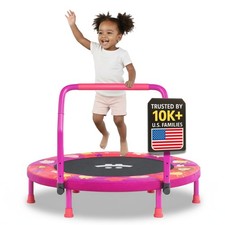  36    Indoor Trampoline for Ages 2-6, Foldable Mini Rebounder for Indoor  O...