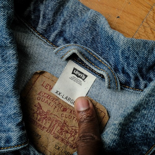 Levi’s Type III USA Trucker Denim Jacket Vintage Size XXL Classic Retro Blue - Picture 4 of 11