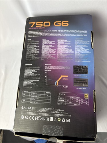 EVGA SuperNova 750 G5 80 Plus Gold 750W Fully Modular Power Supply... - Picture 18 of 23