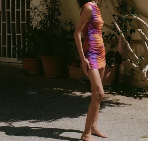 *Neu mit Etikett Zara Woman Tüll Minikleid Mehrfarbig 2856/216/620 Gr. L/XL - Bild 2 von 5