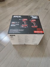 New Skil CB8437B-10 PWRCORE 20 20V Li-Ion Drill Driver & Impact Driver Combo Kit