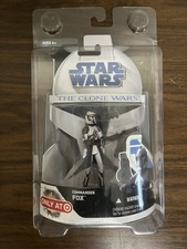 Star Wars Clone Wars Commander Fox Target Exclusive 3.75    Figure NIB 2008