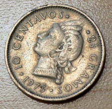 1973 Dominican Republic 10 Centavos