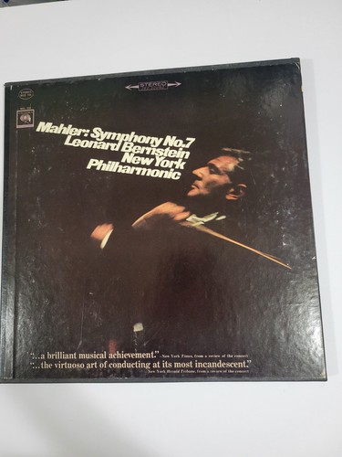 Mahler: Symphony No. 7 - Leonard Bernstein, New York Philharmonic: box - 2 LPs - Picture 1 of 7