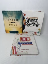 Lot of 3 Devotional Journals - 100 Days of Prayer, Grace & Gratitude, Faith