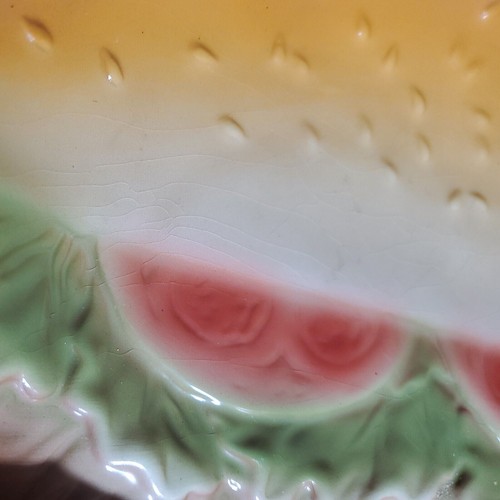 HAMBURGER 4-Section DIVIDED Serving Tray DISH Cheese Burger 3D 11x10½ MSR Import - Picture 10 of 12