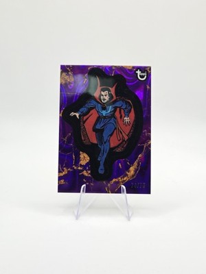 Doctor Strange 2025 Topps Marvel Comic Book Heroes Gold Purple SP #/75 #6