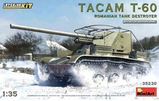 Miniart 1:35 Tacam T-60 Tank Destroyer SPG With Interior Model Kit