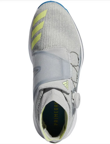 Women's 9 Golf Shoe Adidas ZG21 Motion BOA Medium 9 Grey/Blue/Yellow FZ2189 - Picture 8 of 8