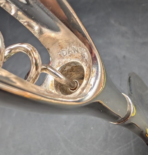 Vintage DANSK CORKSCREW 2-part Silver Plated Mid Century Modern circa 1950 as is - Picture 8 of 12