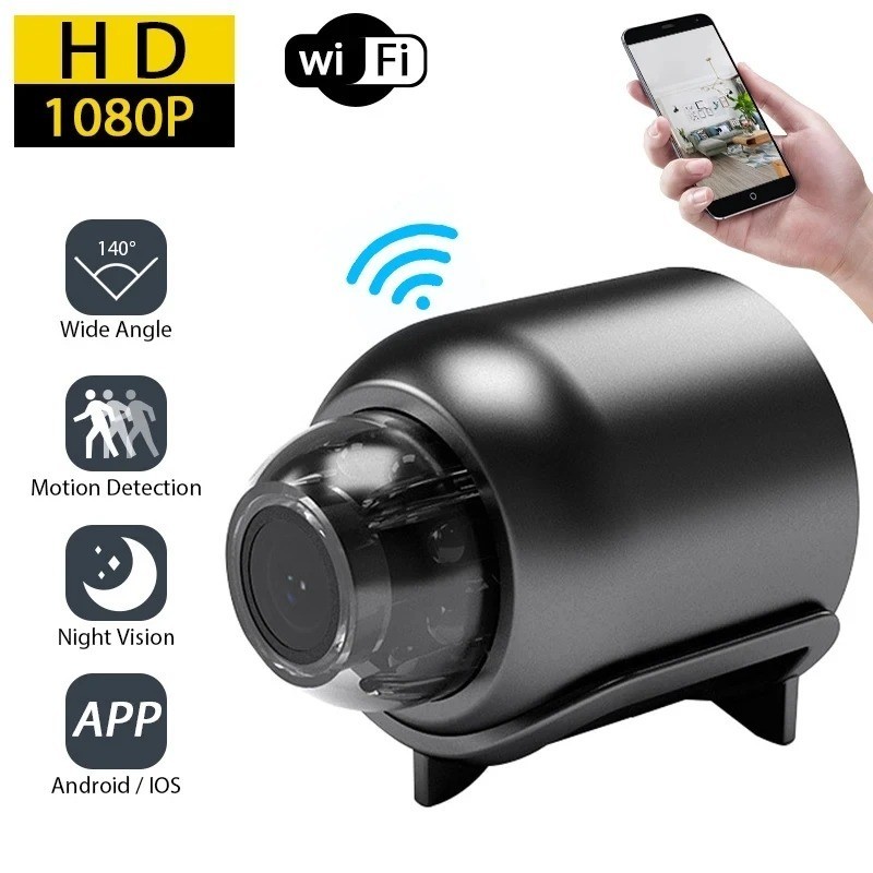 1080P HD Mini WiFi Camera Wireless Night Vision Home X5 Remo