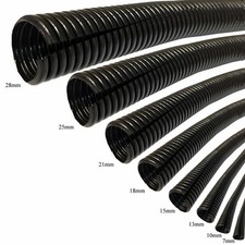 Split Loom Wire Conduit Hose Tubing OD 7 10 13 15 18 25 28mm Flexible Cover Car