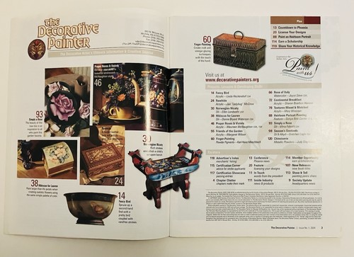 The Decorative Painter Magazine Lot of 5 Issues 2004 and 2005 Holiday Still Life - Picture 5 of 11