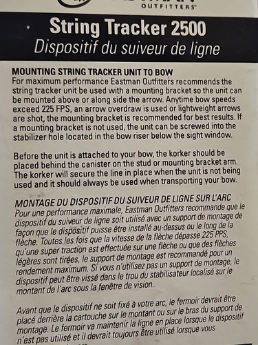  Eastman Bushmaster String Tracker Unit Model 2500 Yards Vintage New  - Picture 10 of 11