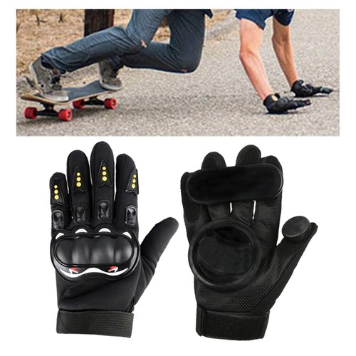 2Pcs Longboard Slide Gloves Skateboard Gloves Foam Downhill - Picture 3 of 7