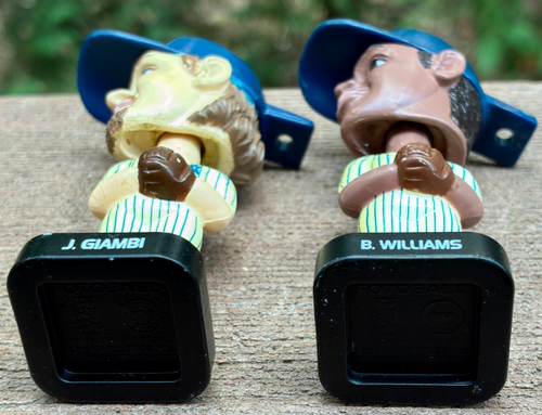 Fotoball 2002 MLB New York Yankees Mini Bubblehead J. Giambi 25 & B. Williams 51 - Picture 5 of 6