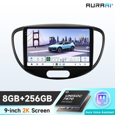 Autoradio Für Hyundai i10 2007-2013 9'' Android 15 256G GPS Navi CarPlay DSP X100