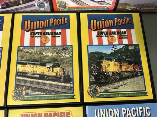 (13) SANTA FE & UNION PACIFIC Train Railroad Railway Locomotive DVD's Odyssey - Foto 6 di 23