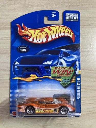 Hot wheels Porsche 911 GT1-98 + Mercedes CLK-LM rare vintage new on cards 2001/2 - Picture 3 of 13