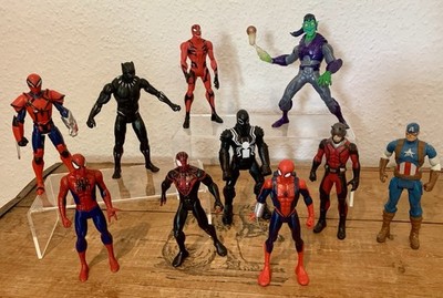 Spider-Man Friends + Foes - Actionfiguren Set - 10 Stück - Marvel Miles Morales