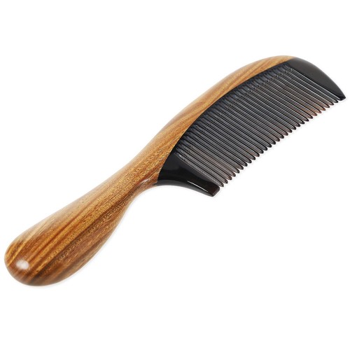 Handmade Buffalo Horn and Sandalwood Hair Combs - Anti-Static Natural Scent W... - Picture 6 of 7