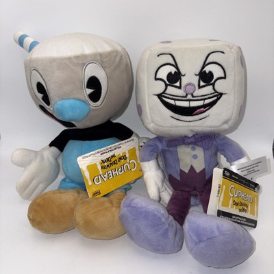 Funko Cuphead Plush 10” Lot Mugman King Dice With Tags