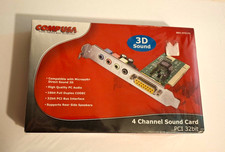 COMP USA 5.1 Channel Surround PCI 32 bit 3D Sound Card Sealed NEW