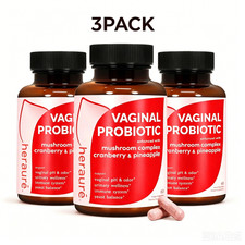 3PACK NEW HerAure Vaginal Probiotic | pH Bala...