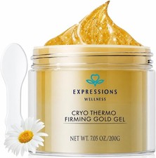 Expressions Wellness Skin Tightening Cellulite Cream with Cryogold 7.05oz Gel