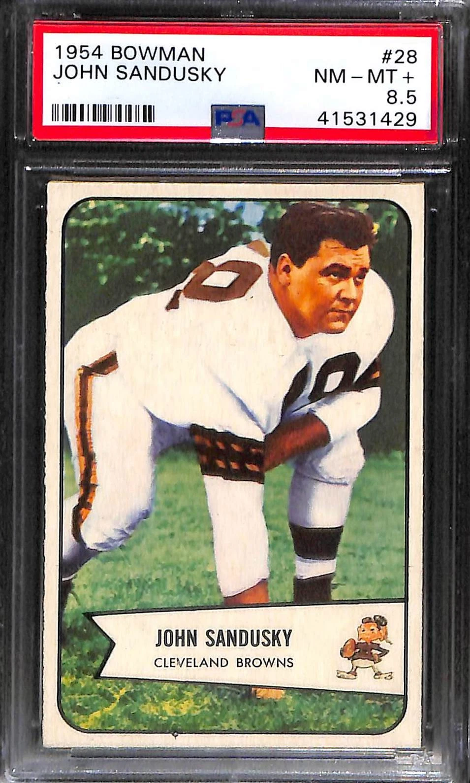 John Sandusky trading card