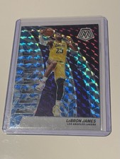 2023-24 Panini Mosaic Elevate LeBron James #23 Reactive Blue Prizm /99 (1/99) 