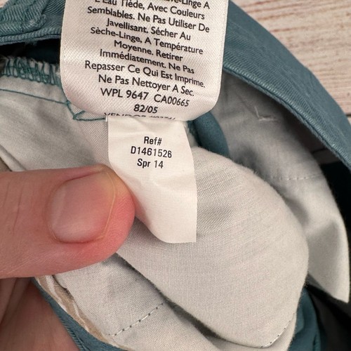 Eddie Bauer Legendwash Slightly Curvy Bermuda Shorts Women's 18 Marina Blue NEW - Picture 10 of 13