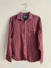 Dusky pink mens plain shirt