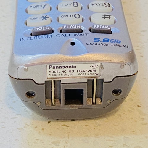 PANASONIC KX-TGA520M KX-TGA520 5.8 GHz CORDLESS HANDSET Tested Works - Picture 12 of 19