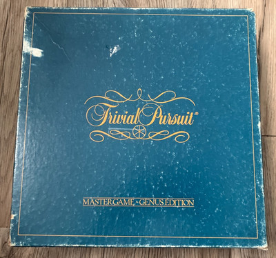 Vintage Trivial Pursuit Master Game - Genus Edition 1981 Complete