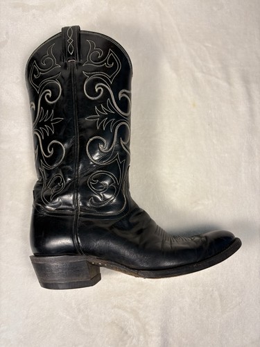 Tony Lama 8291 El Rey Collection VTG Mens Black Leather Western Cowboy Boots 9D - Bild 20 von 23