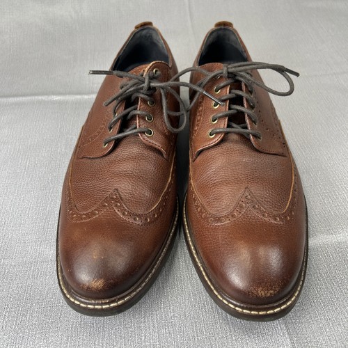 Cole Haan Grand OS Men’s Brown Leather Wingtip Oxford Dress Shoes 11M - Bild 5 von 8