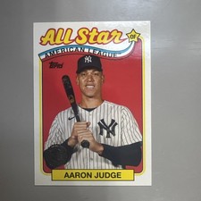 AARON JUDGE- 2024 Topps🔥1989 35th Anniversary All-Star🔥#89ASB-47 NY Yankees
