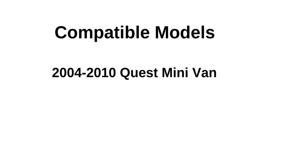 Fits 2004-2010 Nissan Quest Back Window Rear Tailgate Glass Heated Foto 3 de 4