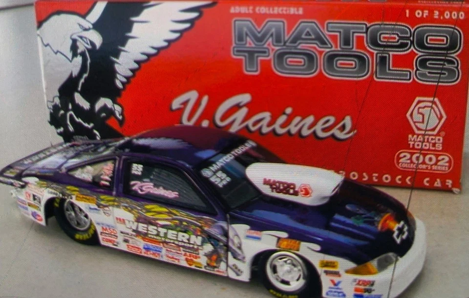  NUEVO EN CAJA MATCO TOOLS 2002 V. GAINES PRO STOCK ESCALA 1:24 Foto 2 de 4