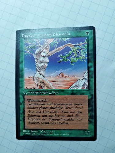 MTG Shanodin Dryads (Dryaden aus dem Shanodin) FBB German Regular -Uncirculated - Picture 1 of 3