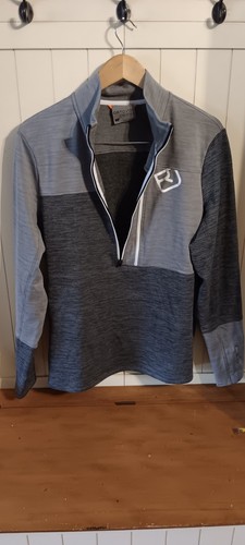 Ortovox grauer leichter Pullover mit Reißverschluss am Ausschnitt, Herren XL - Bild 6 von 16