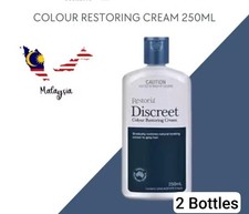 New Restoria Discreet Unisex Color Restoring Cream - Natural 250ml Pack of 2